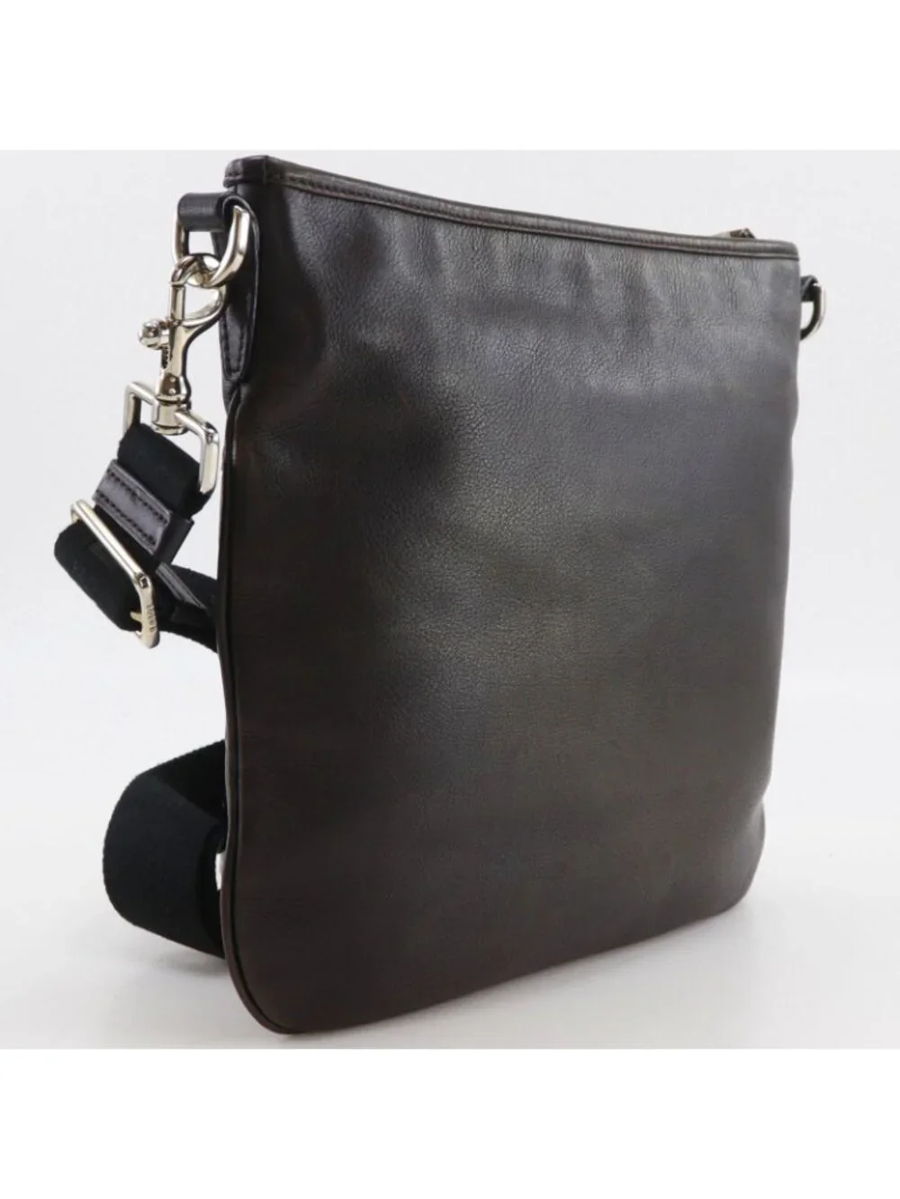Loewe Anagram Leather Black Shoulder Bag